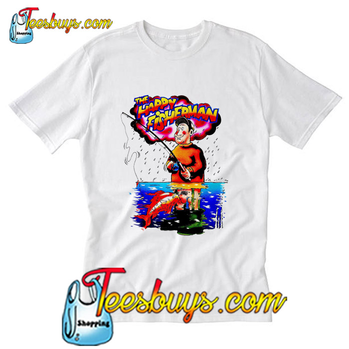 The Happy Fisherman Fishing TShirt