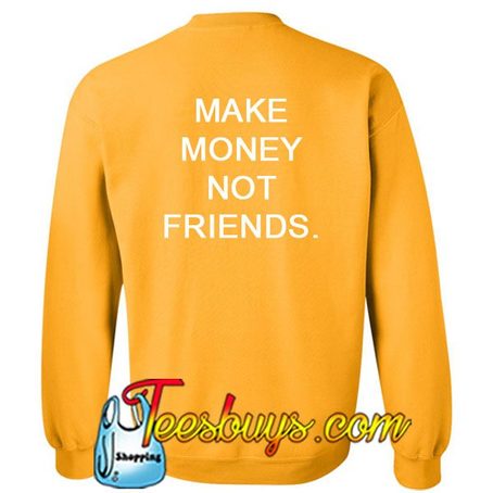 yellow friends sweatshirt