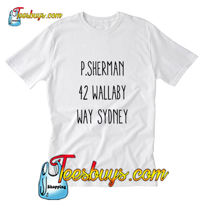 p sherman t shirt