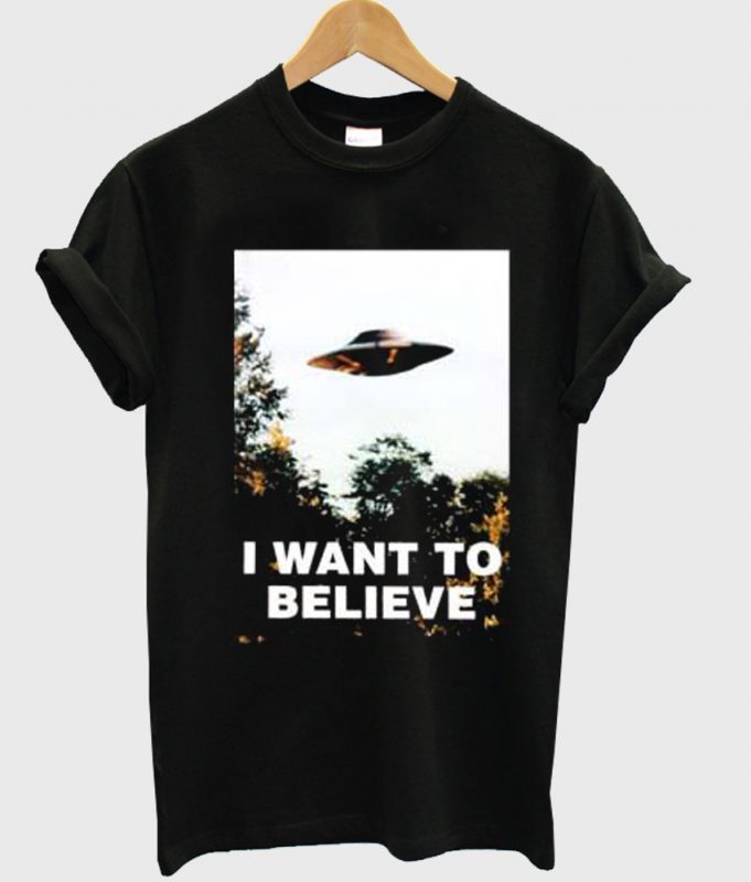 x files i want to believe t shirt