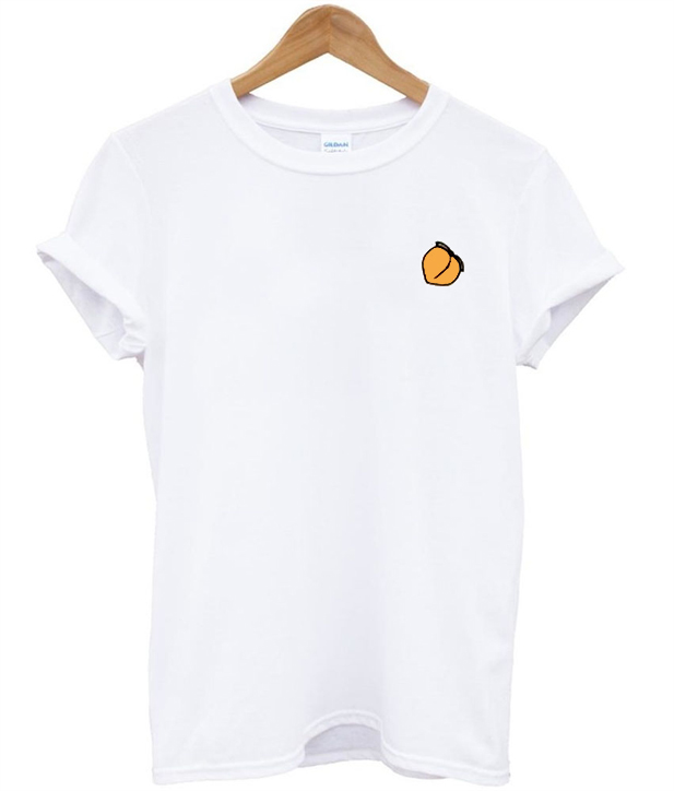 peach color tshirt for men