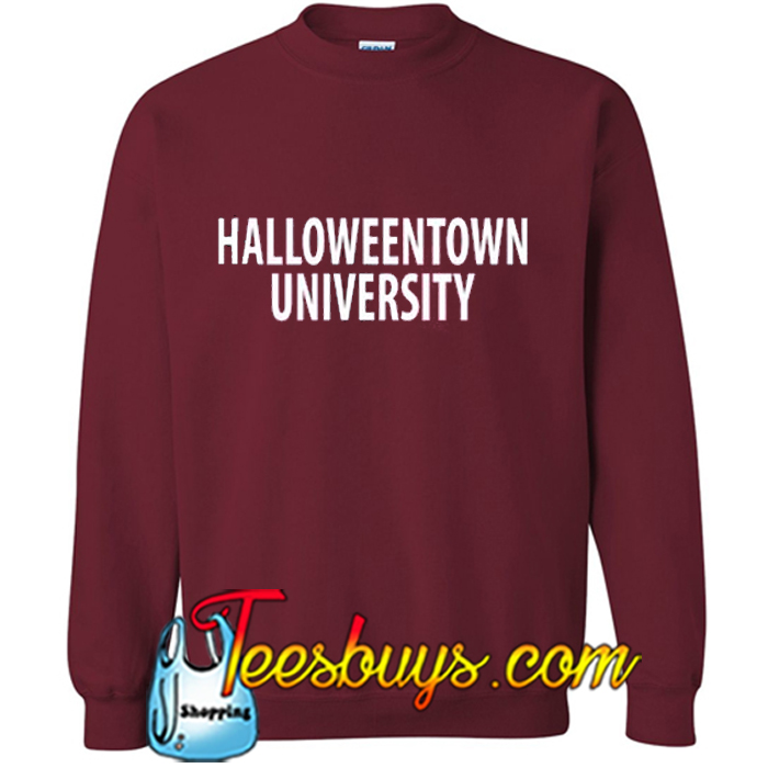 halloweentown university embroidered sweatshirt