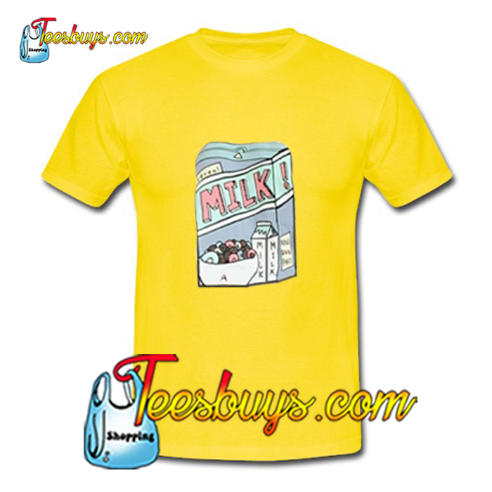 Box Cereal Milk TShirt Yellow Pj