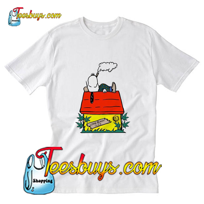 Snoop Dogg Snoopy Smoking T Shirt Pj