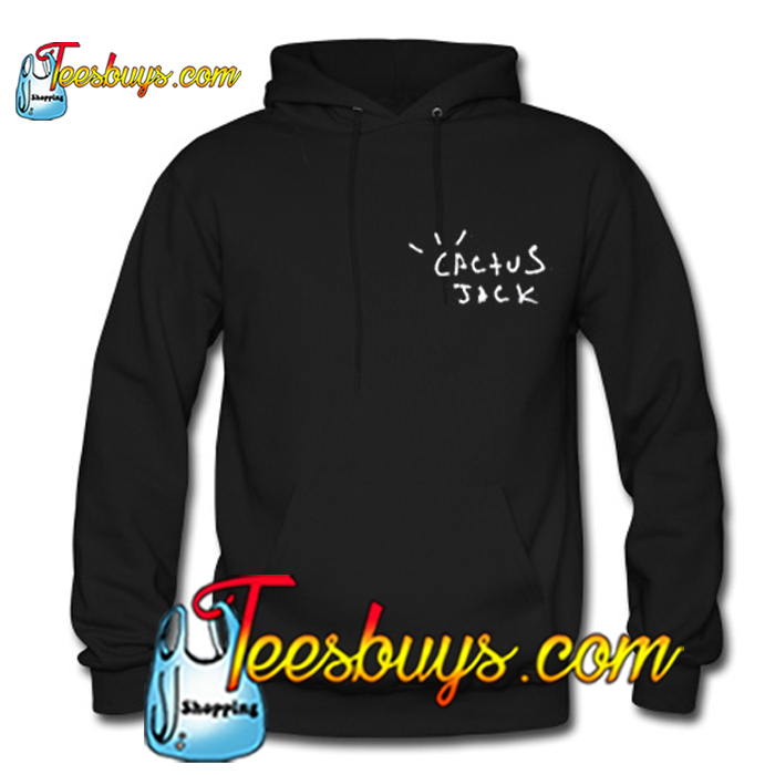 cactus jack hoodie black