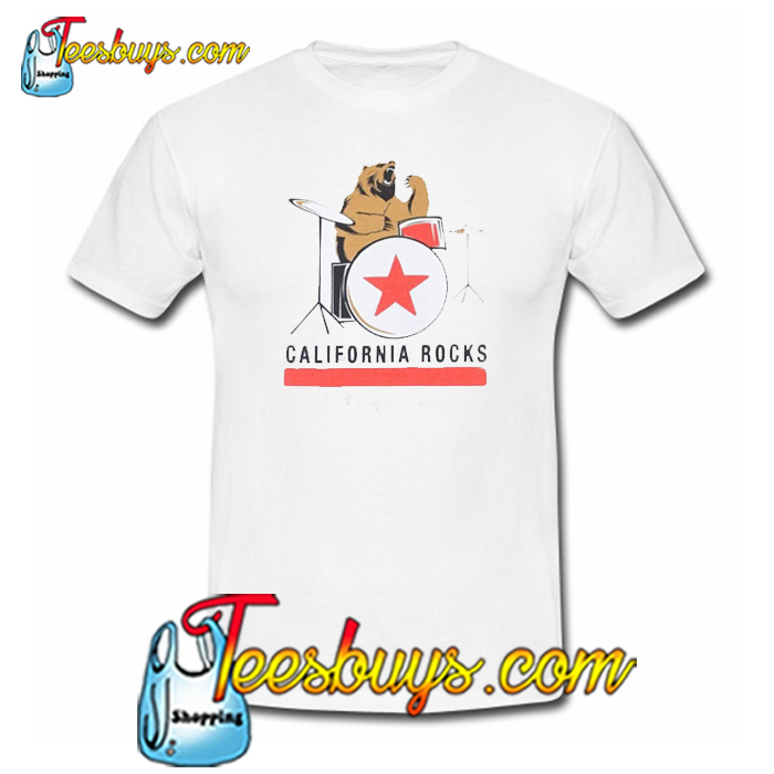 california t shirt with bear