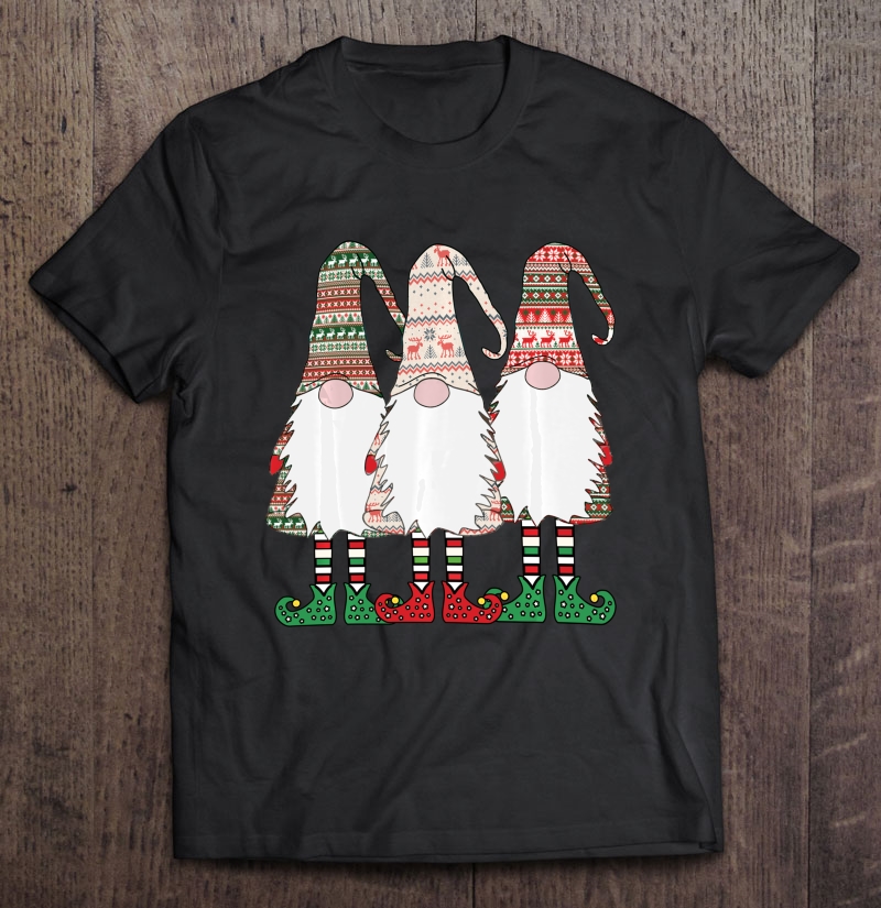 3 Nordic Gnomes Winter Christmas T-SHIRT NT